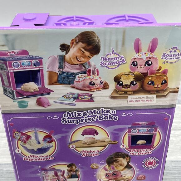 Moose Toys Cookeez Makery Cinnamon Treatz Oven Playset - Pink, Ages 5+. {123}. - Picture 10 of 16